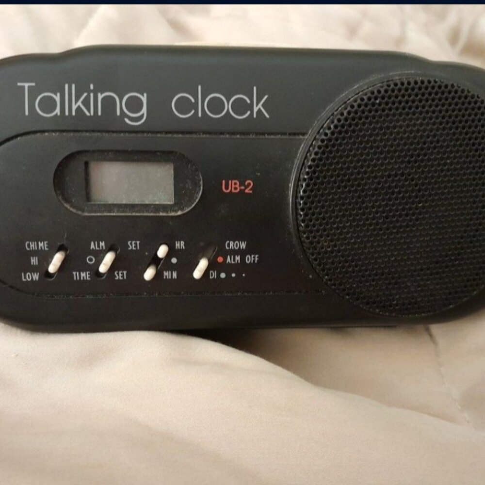 Vintage Voicer Talking Clock with Rooster Sound